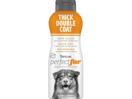 15% OFF: Tropiclean Perfect Fur Thick Double Coat Dog Shampoo 16oz For Cheap