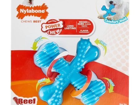 15% OFF: Nylabone Comfort Hold x Bone Power Chew Beef Flavour Durable Dog Toy For Discount