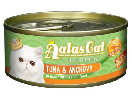 24 FOR $26: Aatas Cat Tantalizing Tuna & Anchovy In Aspic Canned Cat Food 80g Cheap