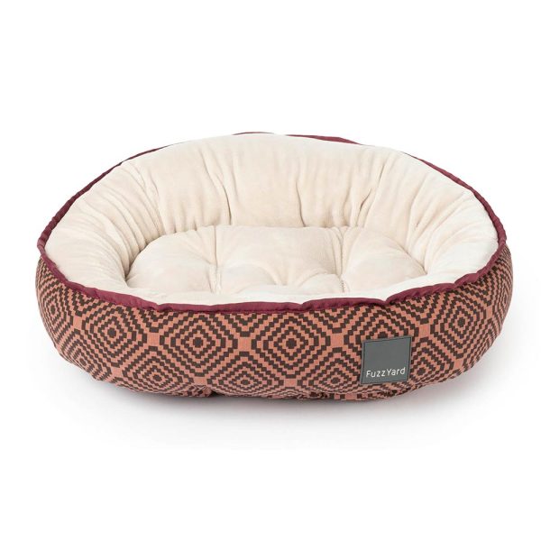 15% OFF: FuzzYard Reversible Dog Bed (Barcelona Maroon) Hot on Sale