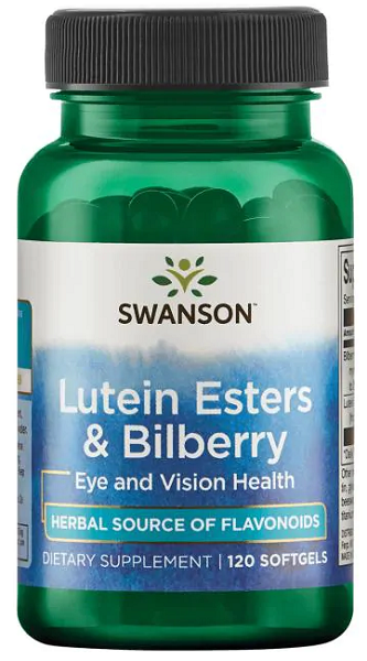 Lutein Esters 6 mg & Bilberry 20 mg 120 Softgels Sale