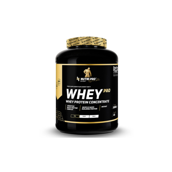 Whey PRO - Whey Protein Concentrate 2000g - Cookie with Cream Flavour Fashion