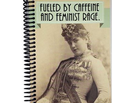 Caffeine and Feminist Rage 5x7 Notebook Online now