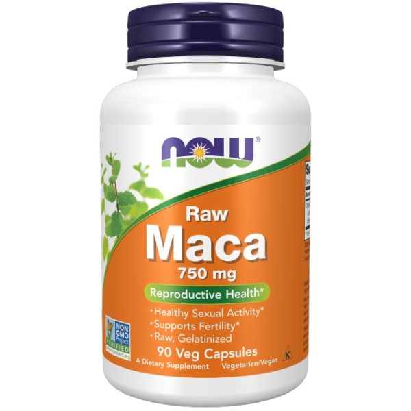 Maca 750 mg Raw (6:1 Concentrate) 90 Veg Capsules on Sale