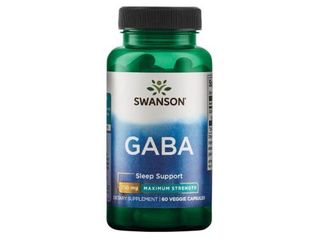 GABA - 750 mg 60 Veggie Capsules on Sale