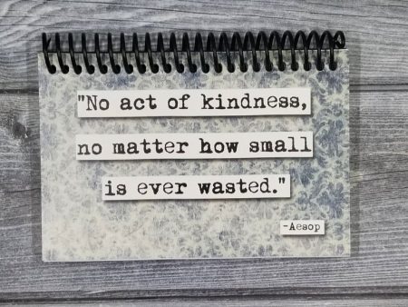 Aesop Kindness Quote Blank 4x6 Notepad Sale