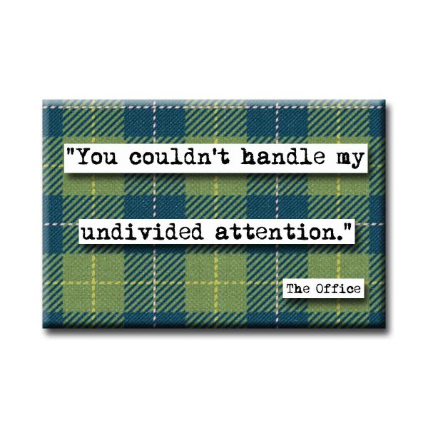 The Office Undivided Attention Refrigerator Magnet on Sale