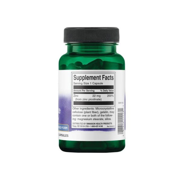 Zinc Picolinate - 22 mg 60 capsules For Cheap