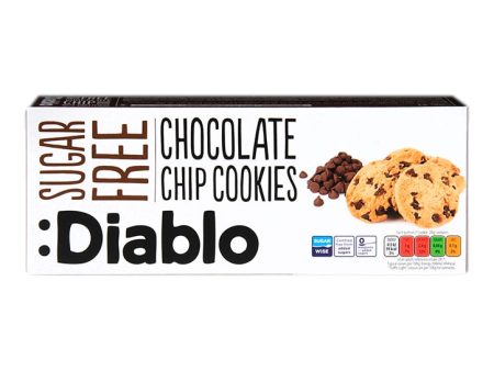 Diablo Sugar Free Chocolate Chip Cookies 130g Online Hot Sale