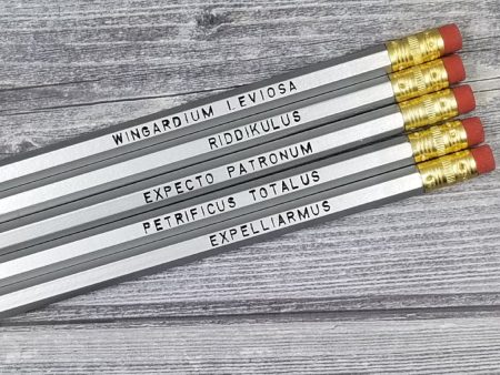 Cast a Spell Harry Potter Quote Pencils - CLEARANCE Online now