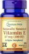 Vitamin E 100 IU D-Alpha Tocopherol 100% Naturally 100 Rapid Release Softgels Online now