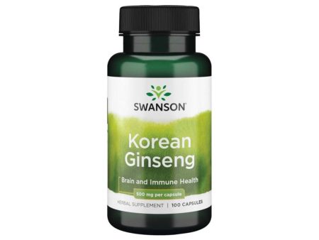 Korean Ginseng - 500 mg 100 capsules Online Hot Sale