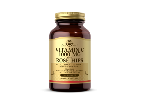 Vitamin C 1000 mg with Rose Hips 100 Tablets Hot on Sale