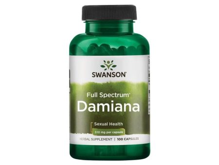 Damiana - 510 mg 100 capsules Hot on Sale