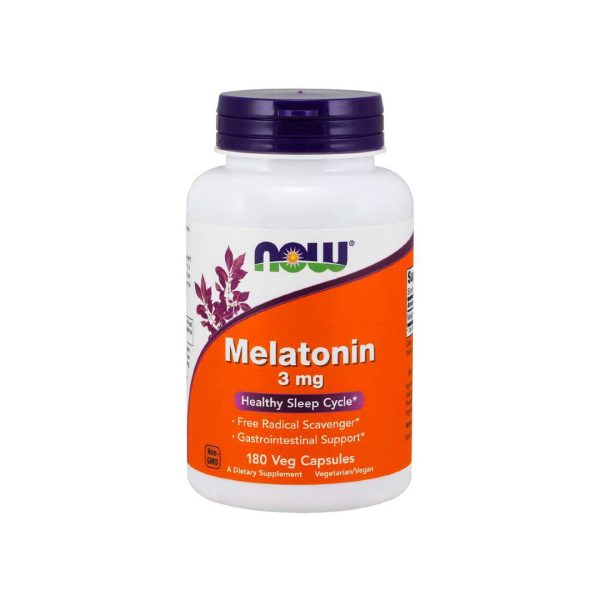 Melatonin 3 mg 180 vege capsules Fashion