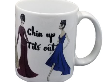 Chin Up Tits Out Mug NASFW Cheap