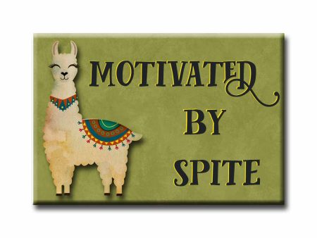 Motivated By Spite Refrigerator Magnet Online Hot Sale