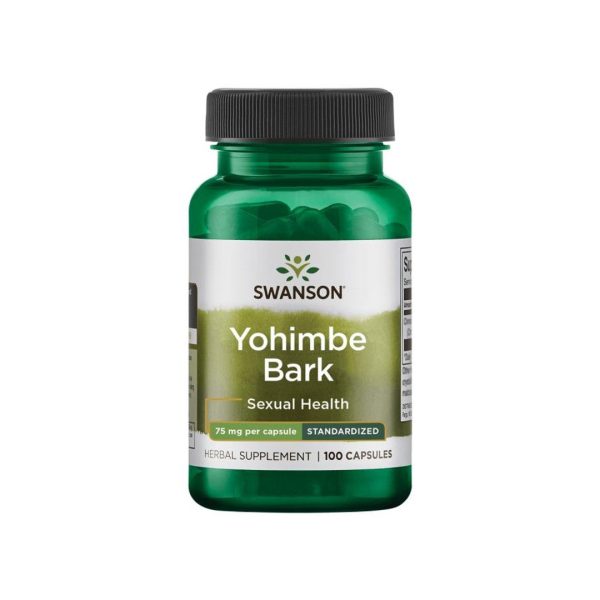 Yohimbe Bark - 75 mg 100 capsules Discount