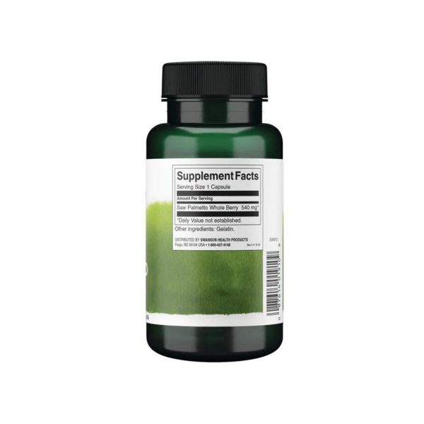 Saw Palmetto - 540 mg 100 capsules Online