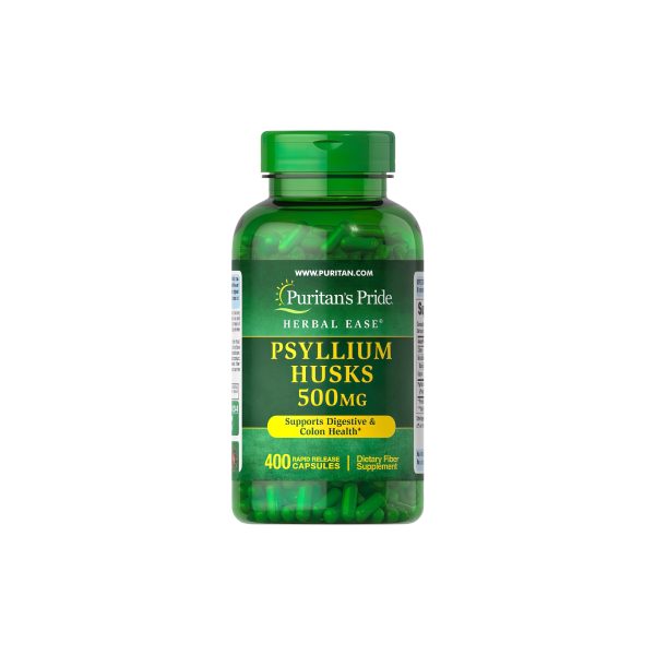 Psyllium Husks  500 mg 400 Rapid Release Capsules For Discount