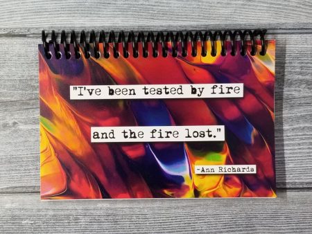 Ann Richards the Fire Lost  Quote Blank 4x6 Notepad on Sale