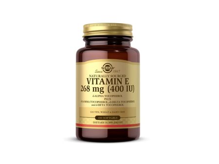 Vitamin E 268 mg (400 IU) 100 Softgels Supply