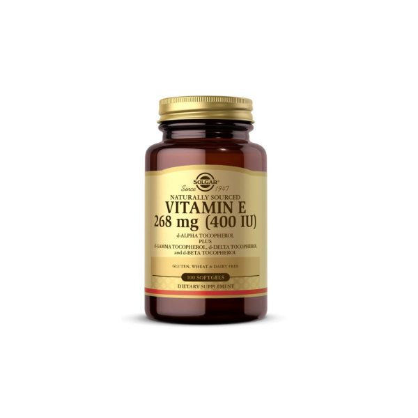 Vitamin E 268 mg (400 IU) 100 Softgels Supply