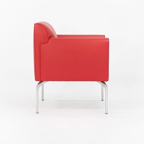 2006 Eospiti Armchair by Luciano Pagani and Angelo Perversi for Poltrona Frau in Red Leather Supply