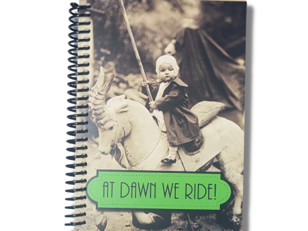 At Dawn We Ride 5x7 Notebook Online