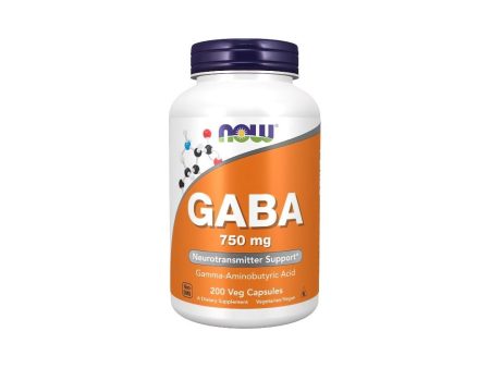 GABA 750 mg 200 Veg Capsules Hot on Sale