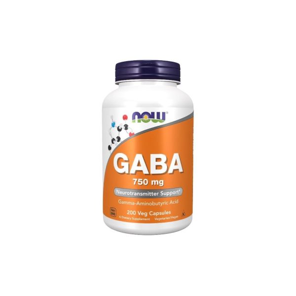 GABA 750 mg 200 Veg Capsules Hot on Sale