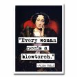 Julia Blowtorch Quote Blank Greeting Card Discount