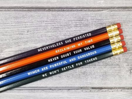 Feminist Quote Pencils Fashion