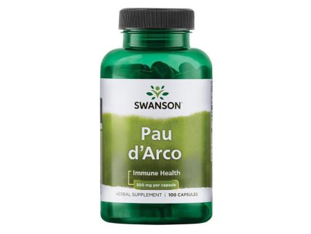 Pau dArco - 500 mg 100 capsules Cheap