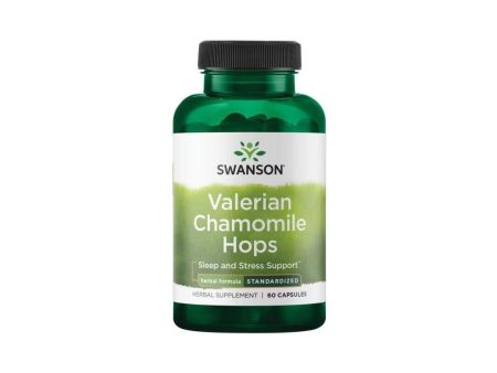 Valerian Chamomile Hops - Standarized 60 Capsules Online Hot Sale