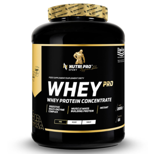 Whey PRO - Whey Protein Concentrate 2000g - Strawberry Flavour Supply