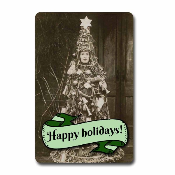 Happy Holidays Postcard Online Hot Sale