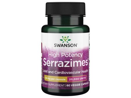 Serrazimes - 20000 units 60 vege capsules Online now