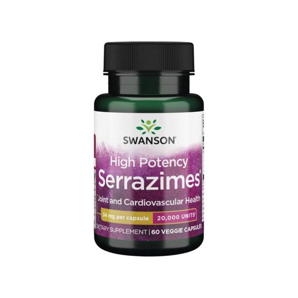 Serrazimes - 20000 units 60 vege capsules Online now