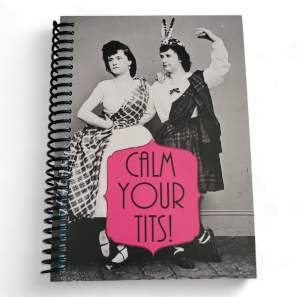 Calm Your Tits 5x7 NSFW Notebook Online Hot Sale