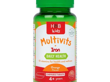 Holland & Barrett Kids Multivits & Iron 90 Tablets Supply