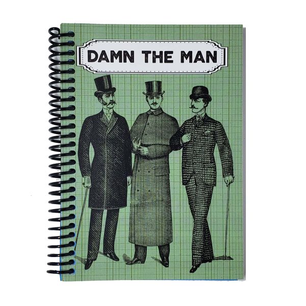 Damn the Man 5x7 NSFW Notebook Online Hot Sale