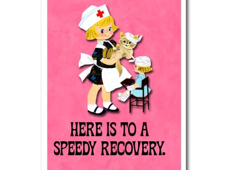 Get Well Blank Greeting Card Online now