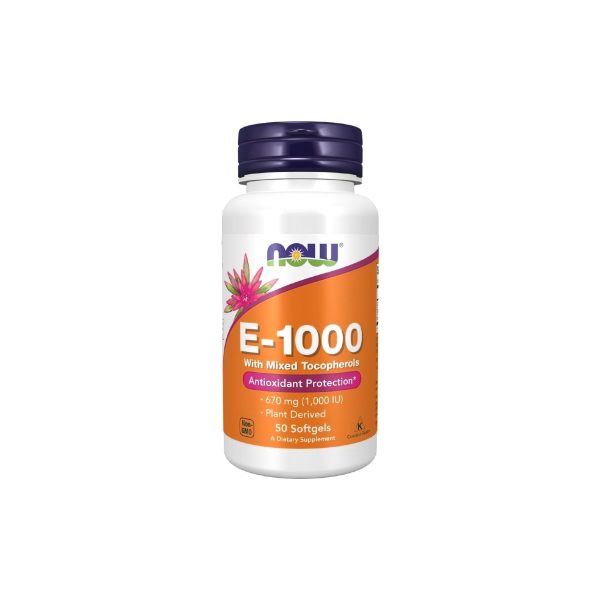 Vitamin E-1000 Mixed Tocopherols 50 Softgels Online Sale