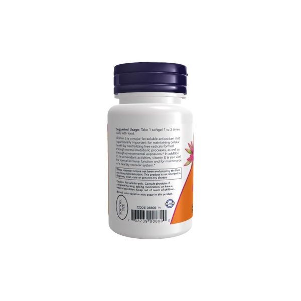 Vitamin E-200 With Mixed Tocopherols 100 Softgels For Sale