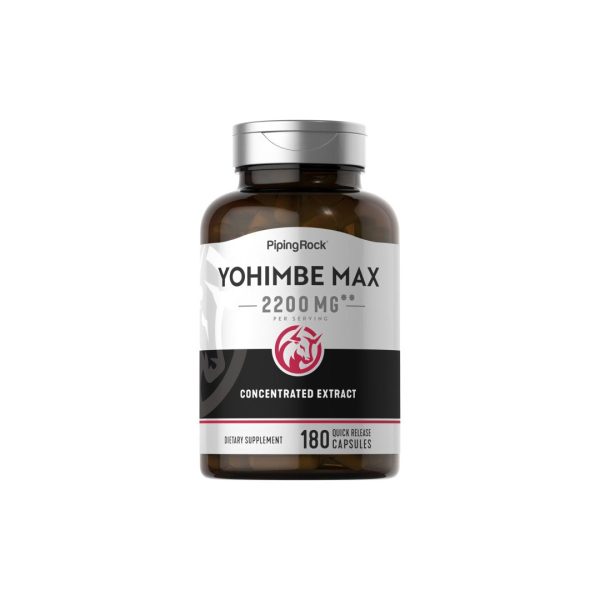 Yohimbe Max 2200 mg 180 Quick Release Capsules on Sale