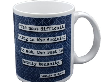 Amelia Earhart Quote Mug Cheap