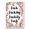 Fuck Fucking Fuckity Fuck Blank Greeting Card NSFW Supply