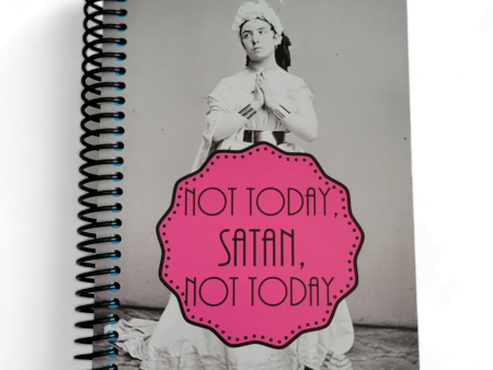 Not Today Satan 5x7 Notebook Online now