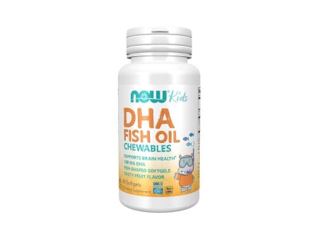 DHA 100 mg Kids Fish Oil 60 Chewable Softgels Online